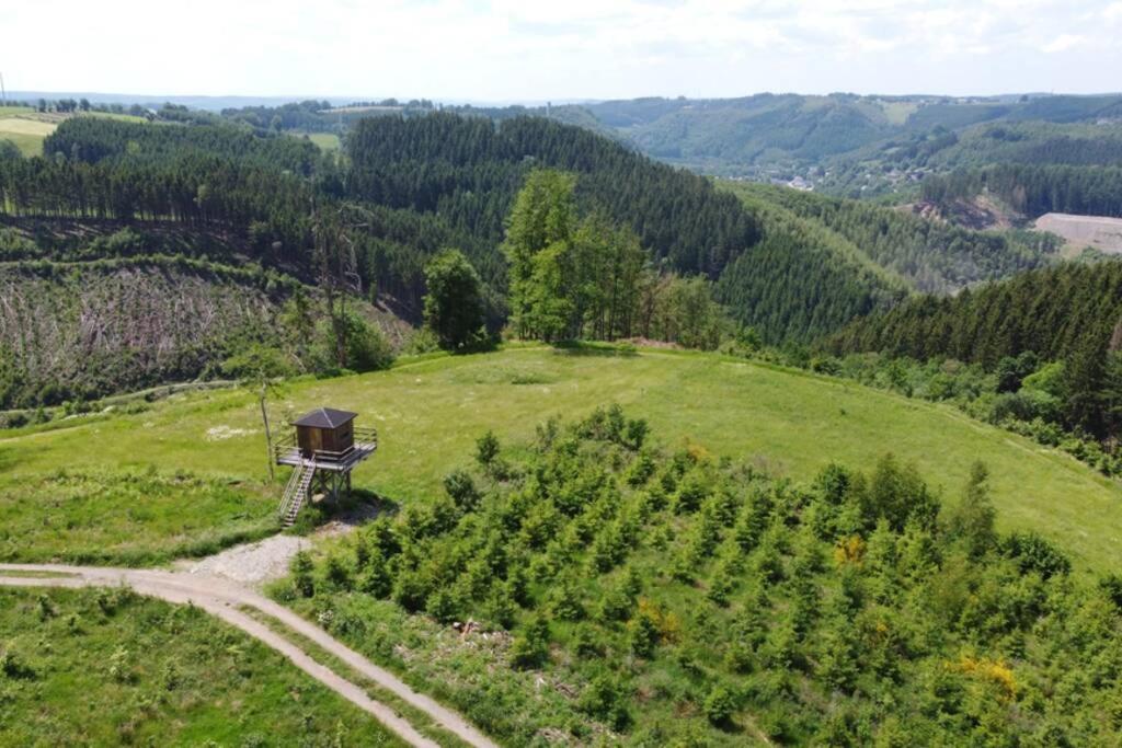 Le Grand Cerf 25 Pers, Malmedy- Chalet Rustique, Jardin Dış mekan fotoğraf