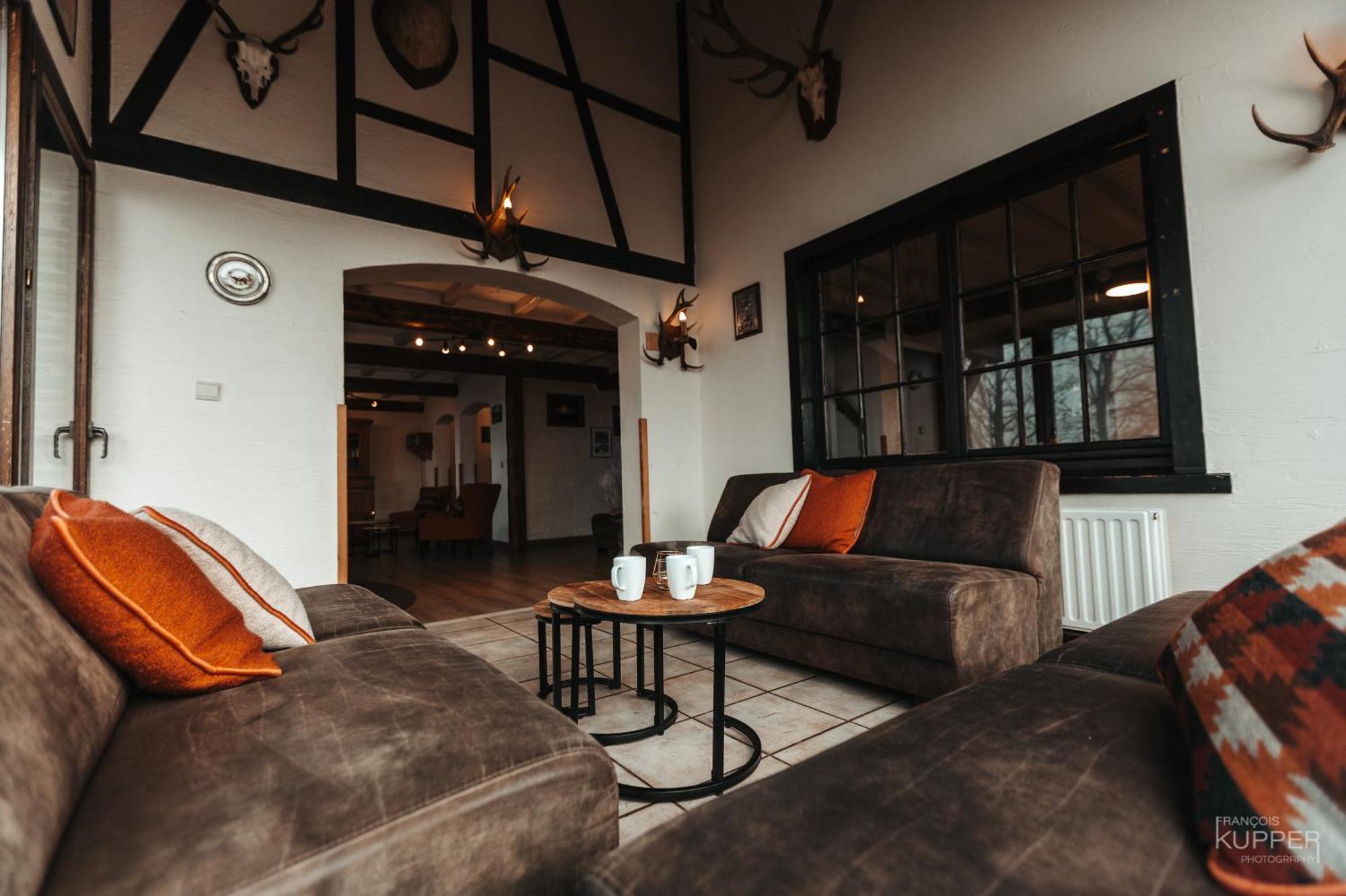 Le Grand Cerf 25 Pers, Malmedy- Chalet Rustique, Jardin Dış mekan fotoğraf
