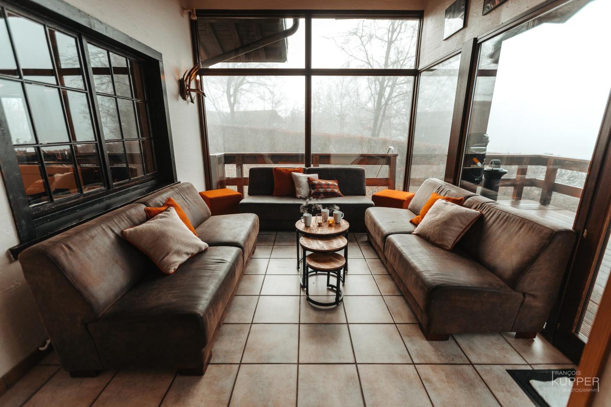 Le Grand Cerf 25 Pers, Malmedy- Chalet Rustique, Jardin Dış mekan fotoğraf